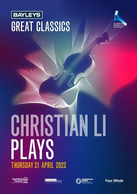 Bayleys Great Classics: Christian Li Plays Programme