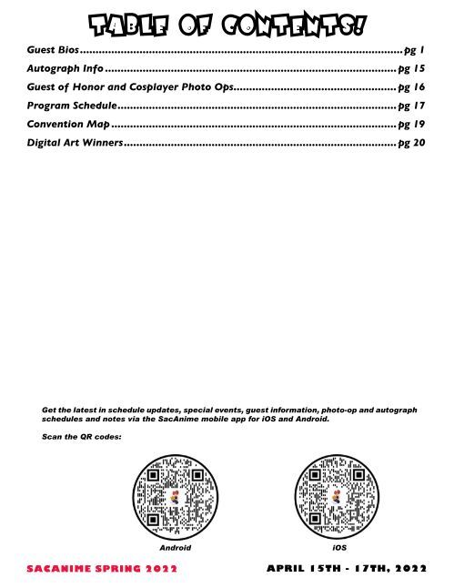 SacAnime Spring 2022 Program Book