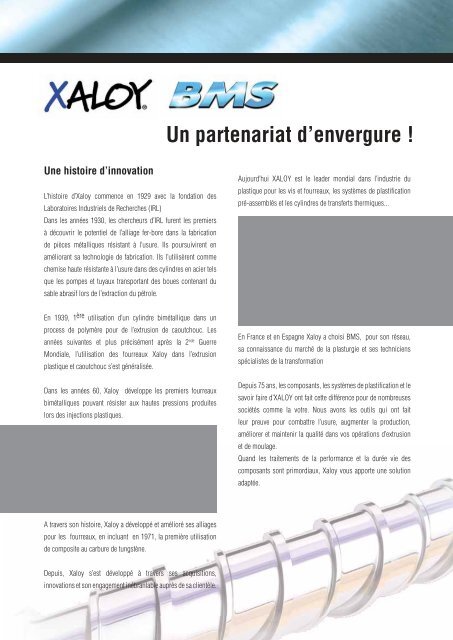 Vis et fourreaux de plastification - AJ Solutions