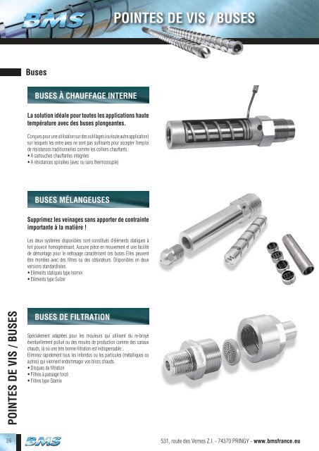 Vis et fourreaux de plastification - AJ Solutions