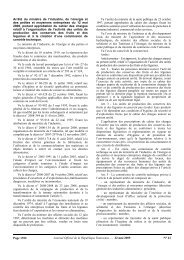Journal Officiel de la République Tunisienne - Le Ministère de l ...