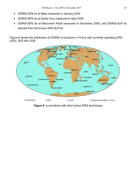 The International DORIS Service July 2003 – December 2005 report