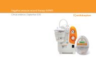 NPWT - Negative Pressure Wound Therapy from Smith & Nephew