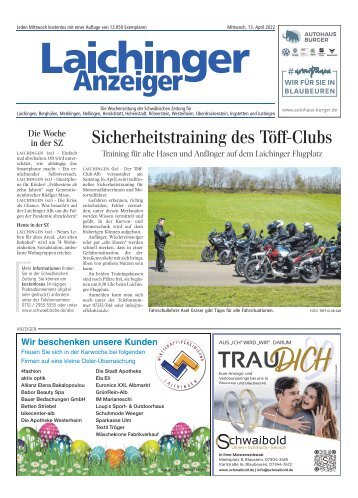 Laichinger Anzeiger 13.04.2022