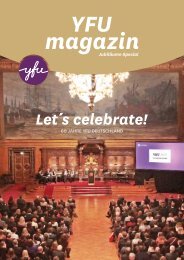 YFU magazin Frühjahr 2017 - Jubiläums-Special