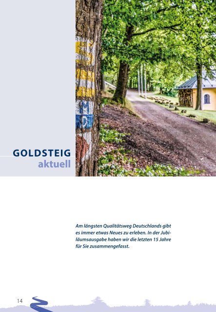 Goldsteig Wandermagazin