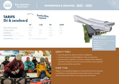 Brochure: les entreprises et les groupes 2022 - FR