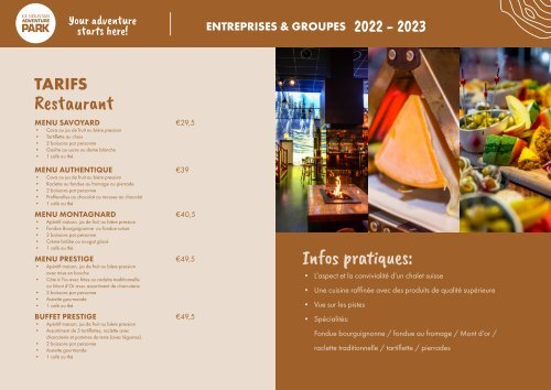 Brochure: les entreprises et les groupes 2022 - FR