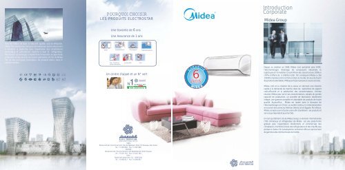 Catalogue des climatiseurs MIDEA - Electrostar