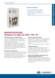 BIOTECTOR B7000: Analyseur en ligne de COT / TN / TP