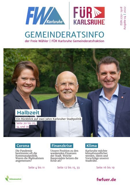Halbzeit. Gemeinderatsinfo #4 | 2022