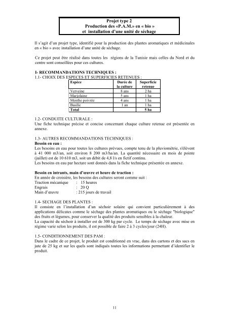 Plantes Aromatiques et Médicinales I- Présentation du secteur - l'Apia