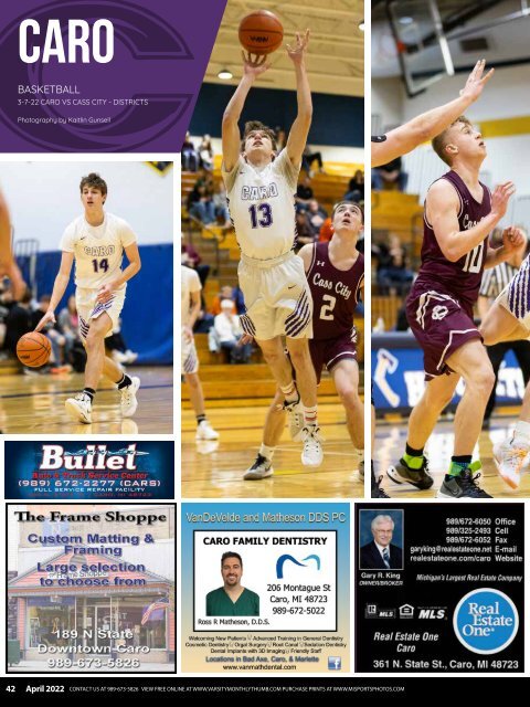 April 2022 Issue of Varsity Monthly Thumb Magazine