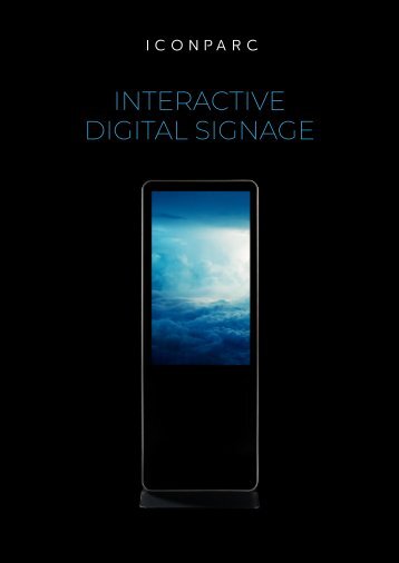 Interactive Digital Signage Stele by ICONPARC