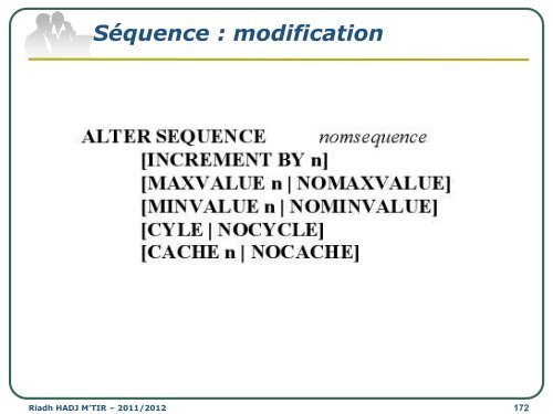 Cours SGBD LAI2 - Institut supérieur d'informatique de Mahdia