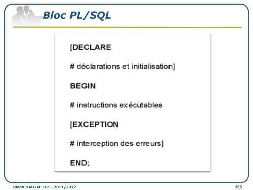 Cours SGBD LAI2 - Institut supérieur d'informatique de Mahdia