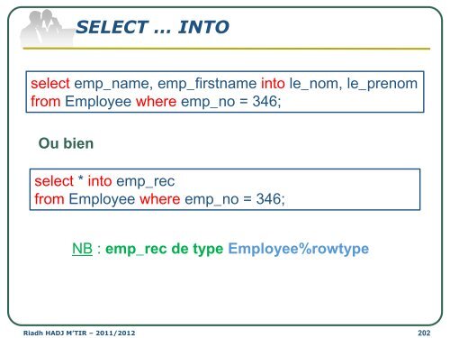 Cours SGBD LAI2 - Institut supérieur d'informatique de Mahdia