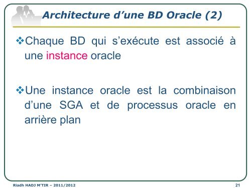 Cours SGBD LAI2 - Institut supérieur d'informatique de Mahdia