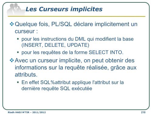 Cours SGBD LAI2 - Institut supérieur d'informatique de Mahdia