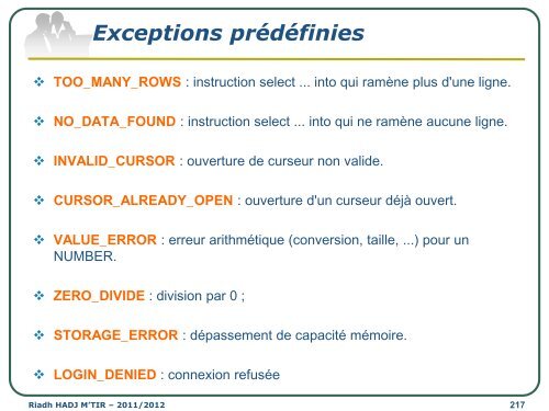 Cours SGBD LAI2 - Institut supérieur d'informatique de Mahdia