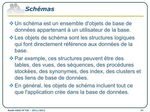 Cours SGBD LAI2 - Institut supérieur d'informatique de Mahdia