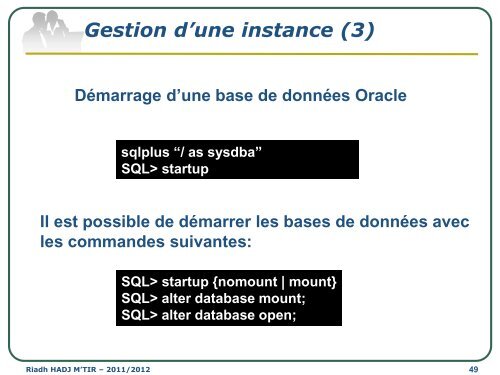 Cours SGBD LAI2 - Institut supérieur d'informatique de Mahdia