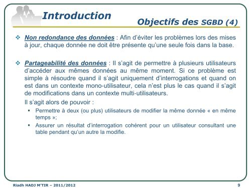 Cours SGBD LAI2 - Institut supérieur d'informatique de Mahdia