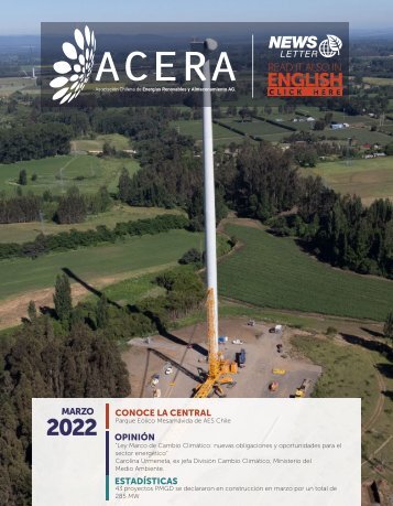 Newsletter ACERA - Marzo 2022