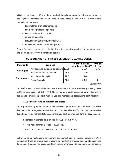 detergent liquide concentre en sachet souple - Tunisie industrie