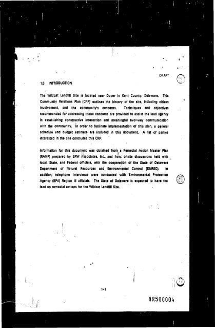 Community Relations Plan - September 1984 (PDF) - US ...