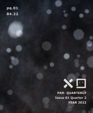 PAR- Quarterly // Issue 01 // Quarter 2 Year 2022