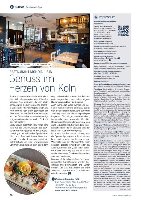 CityNEWS Ausgabe 01 / 2022