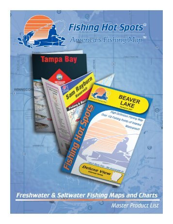 Freshwater & Saltwater Fishing Maps and Charts - Fishing Hot Spots ...