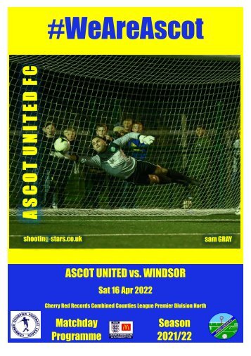 Ascot United v Windsor FC 160422