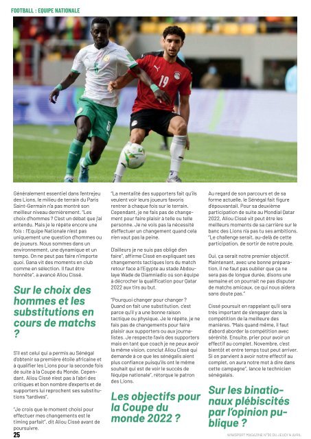 wiwsport Magazine n°30 - 14 avril 2022