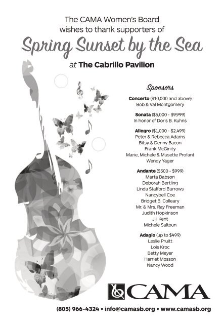 Saturday, April 23, 2022 ⳼ Isabel Bayrakdarian, soprano ⳼ Mark Fewer, violin ⳼ Jamie Parker, piano ⳼ Masterseries at the Lobero Theatre ⳼ CAMA