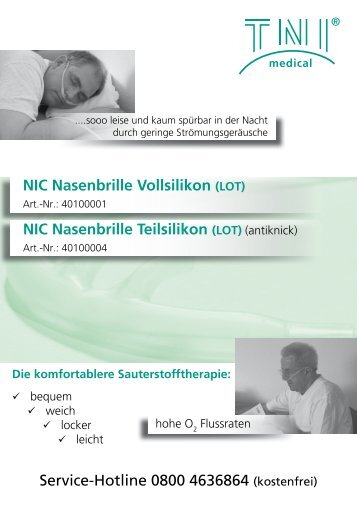 NIC Nasenbrillen - TNI medical AG