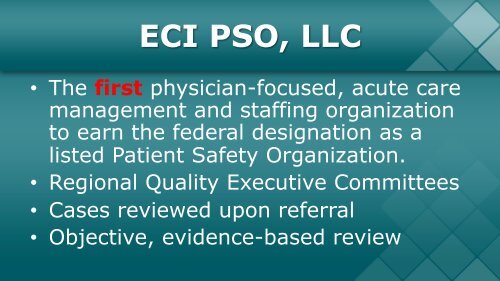 Anatomy of a Verdict - ECI Partner Portal - ECI Healthcare Partners