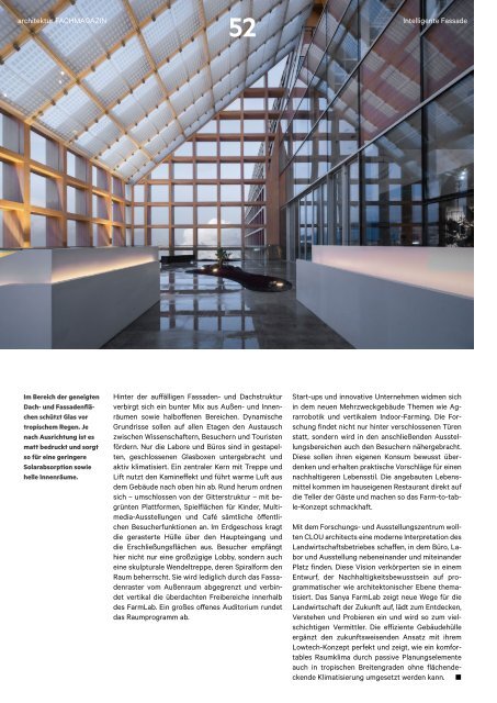  architektur FACHMAGAZIN Ausgabe 2 2022