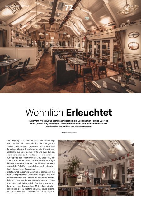  architektur FACHMAGAZIN Ausgabe 2 2022