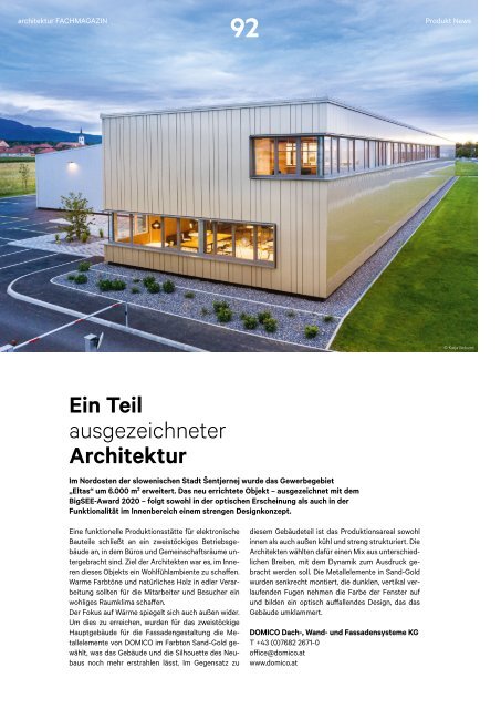  architektur FACHMAGAZIN Ausgabe 2 2022