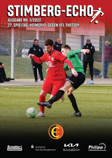 Stimberg-Echo Ausgabe 01/2022 - Spvgg. Erkenschwick - VfL Theesen - Westfalenliga 1 