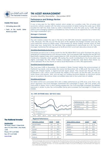 TNI UAE BLUE CHIP FUND