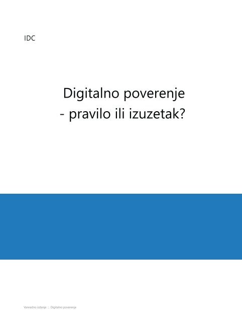 GM DIGITALNO POVERENJE vanredno izdanje