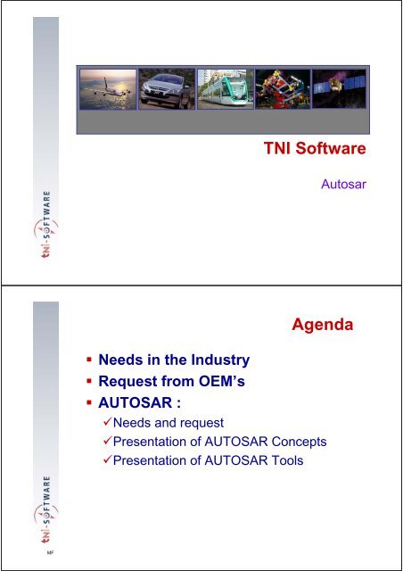 TNI Software Agenda - Irisa
