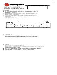 INSTALLATION INSTRUCTIONS PEDITRED LP G3 WITH TNG ...