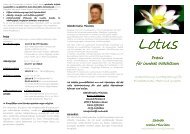 Flyer Praxis Lotus - Neues Geld Bewusstsein Home