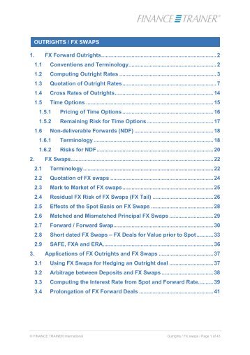 Fx in finance