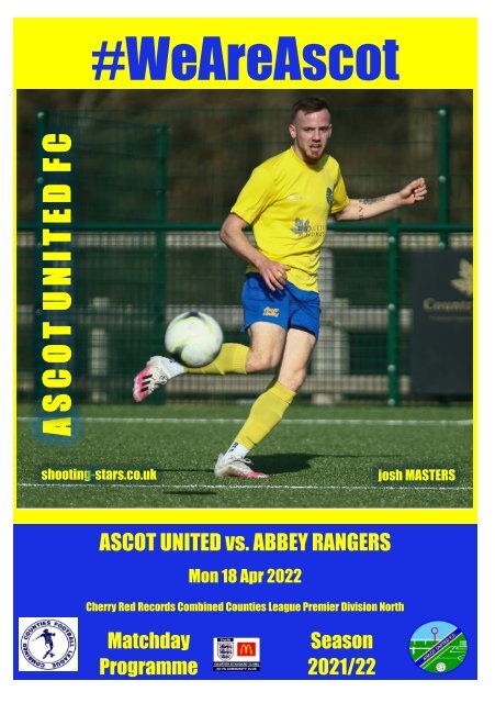 Ascot United v Abbey Rangers 180422