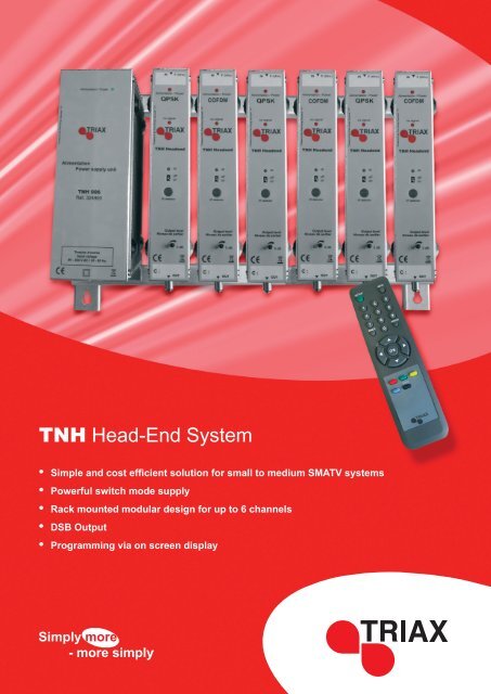 tnh technical specification - Triax